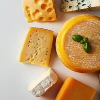 Cheese featuring a smooth texture photo