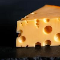 Cheese characterized by a smooth texture photo