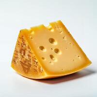 Cheese featuring a sleek, refined texture. photo