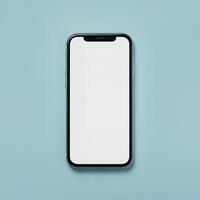 Blank phone mockup ideal for presenting your artwork photo
