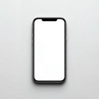 Blank phone mockup perfect for showcasing your vision photo