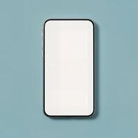 Blank phone mockup waiting for your creative touch photo