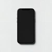 Blank phone mockup waiting for your design input photo