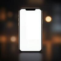 Insert your original design into this blank phone mockup photo