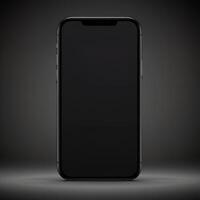 Blank phone mockup for visualizing your design photo