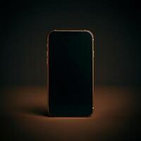 Display your creative concept with this blank phone mockup photo