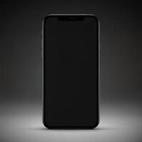Blank phone mockup set for your custom design photo