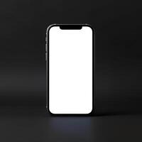 Blank phone mockup available for your custom design photo