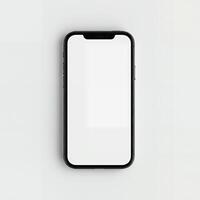 Create your masterpiece with this blank phone mockup photo