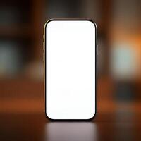 Add your personal touch to this blank phone mockup photo