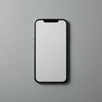 Blank phone mockup prepared for your creative touch photo