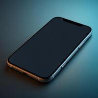 Blank phone mockup to showcase your creative design photo