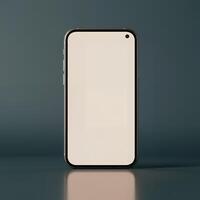 Create stunning visuals with this blank phone mockup photo