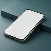 Enhance your project with this blank phone mockup photo