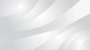 Animated Grey dynamic wavy shapes abstract background video