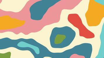 Animated colorful summer, Abstract pattern background video