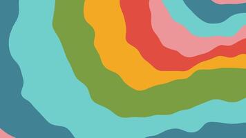 Animated colorful summer abstract background video