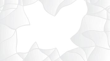 Animated geometric gradient white color background video