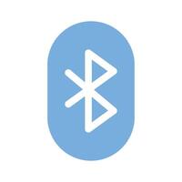 Bluetooth sign icon design in trendy style vector