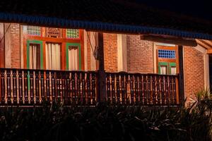Elegant Joglo Homestay with Authentic Architecture. Traditional House with Vintage Details. photo