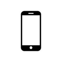 Smartphone flat icon isolated on white background vector