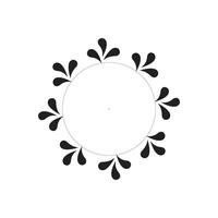 Ornamental Template and Monograms Pro vector