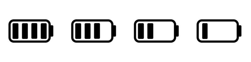 Four different types of watches are shown in different positions vector