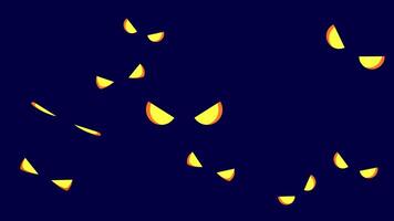 The Eyes. Halloween Background Animation. video