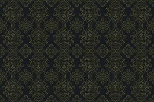 dark ethnic seamless pattern template vector