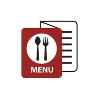 Menu line icon for restaurants vector