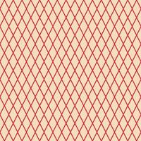 Red Diamond Grid Pattern on Beige Background vector