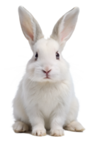 White rabbit on a simple backdrop png