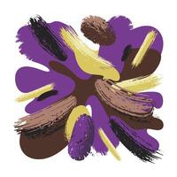 A illustration of abstract shapes with irregular vector