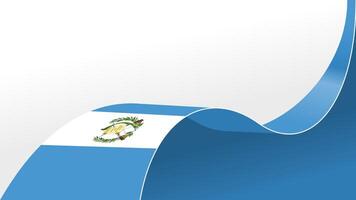 waving guatemala flag background with copy space for text. guatemala national banner vector