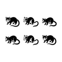 Possum and line art design created using , perfect for digital projects. vector