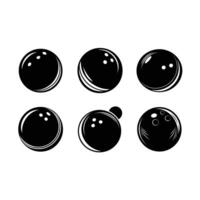 Bowling Ball and Line Art Design - Graphic File vector