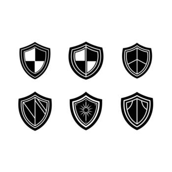 protector y línea Arte diseño, Perfecto para moderno digital seguridad temas vector