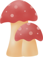 Red mushroom with white spots, Its simple, png