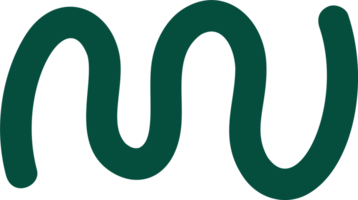 abstrato orgânico forma. rabisco elemento. fofa rabisco e brincalhão groovy rabisco linha. simples desenho animado AVC. curva na moda geométrico ondulado elemento png