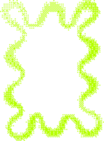 Pixel pattern texture wavy frame. Bitmap dotted retro abstract border. Neon grainy glitch shape. Dither squiggle geometric element png