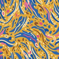 A colorful abstract pattern with blue, pink and yellow colors vector