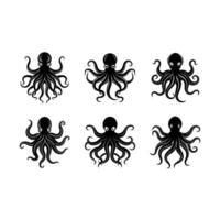 Stylish octopus design, perfect for creative projects and prints vector