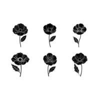 Beautiful poppy flower design, perfect for creative projects and prints vector
