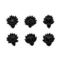 Stunning prickly pear flower design, perfect for botanical projects vector