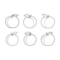 Stunning peach design featuring and line art style. Perfect for prints vector
