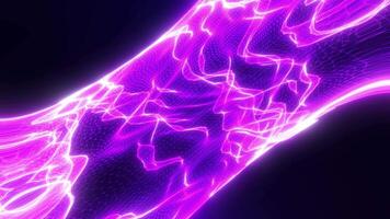 Abstract wave particle shape, digital wave from dots, futuristic back ground. video