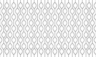 Simple black and white geometric pattern featuring elongated shapes, perfect for backgrounds or design projects, created digitally. vector