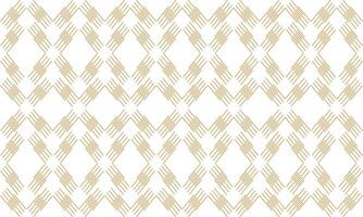 Geometric pattern featuring interlocking diamonds in gold over a white background, creating a modern and elegant design vector