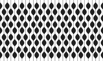Abstract pattern of black shapes on white background in a symmetrical arrangement, creating a striking visual effect. vector
