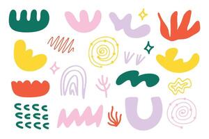Simple Modern Abstract Shape Collection vector